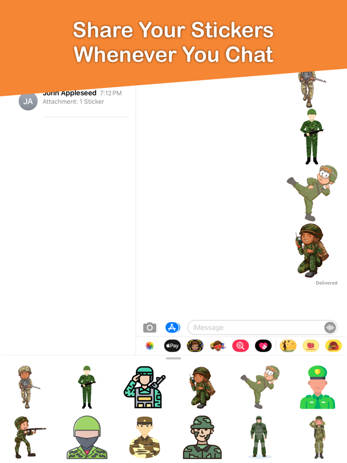 Army Soldiers Emojis
