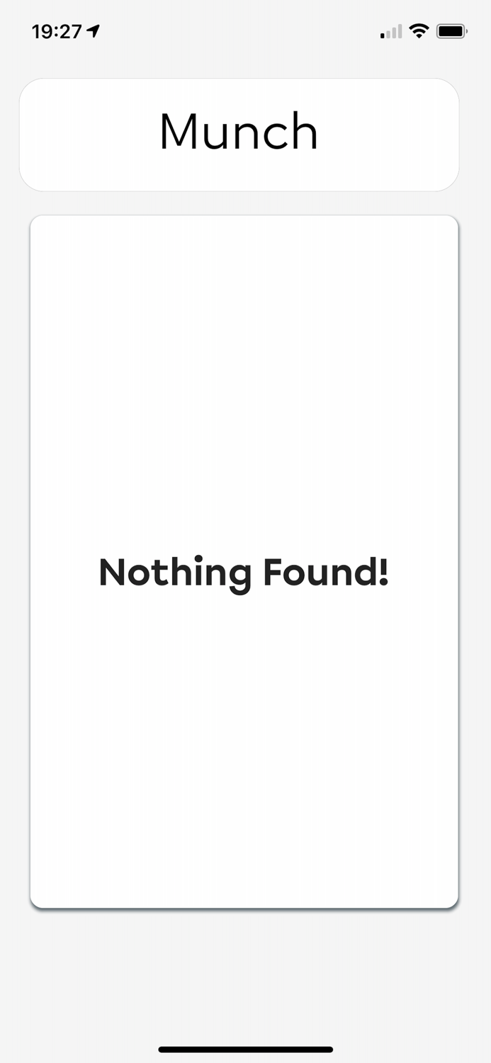 Munch - Restaurant Finder