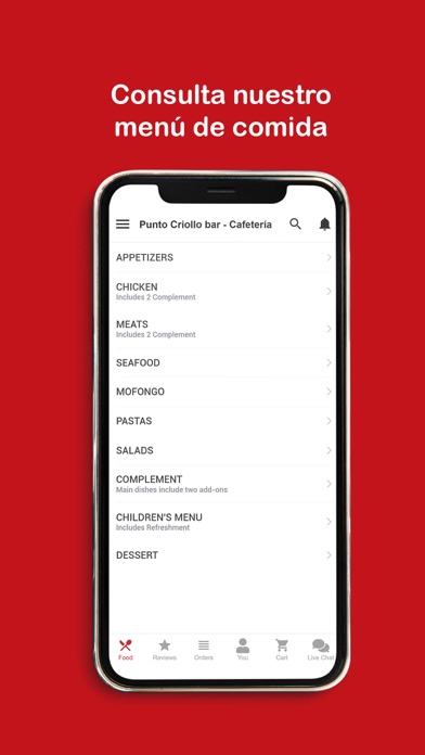 Punto Criollo Bar - Cafetería Screenshot
