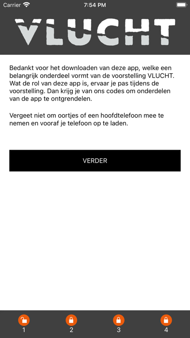 VLUCHT de voorstelling Screenshot