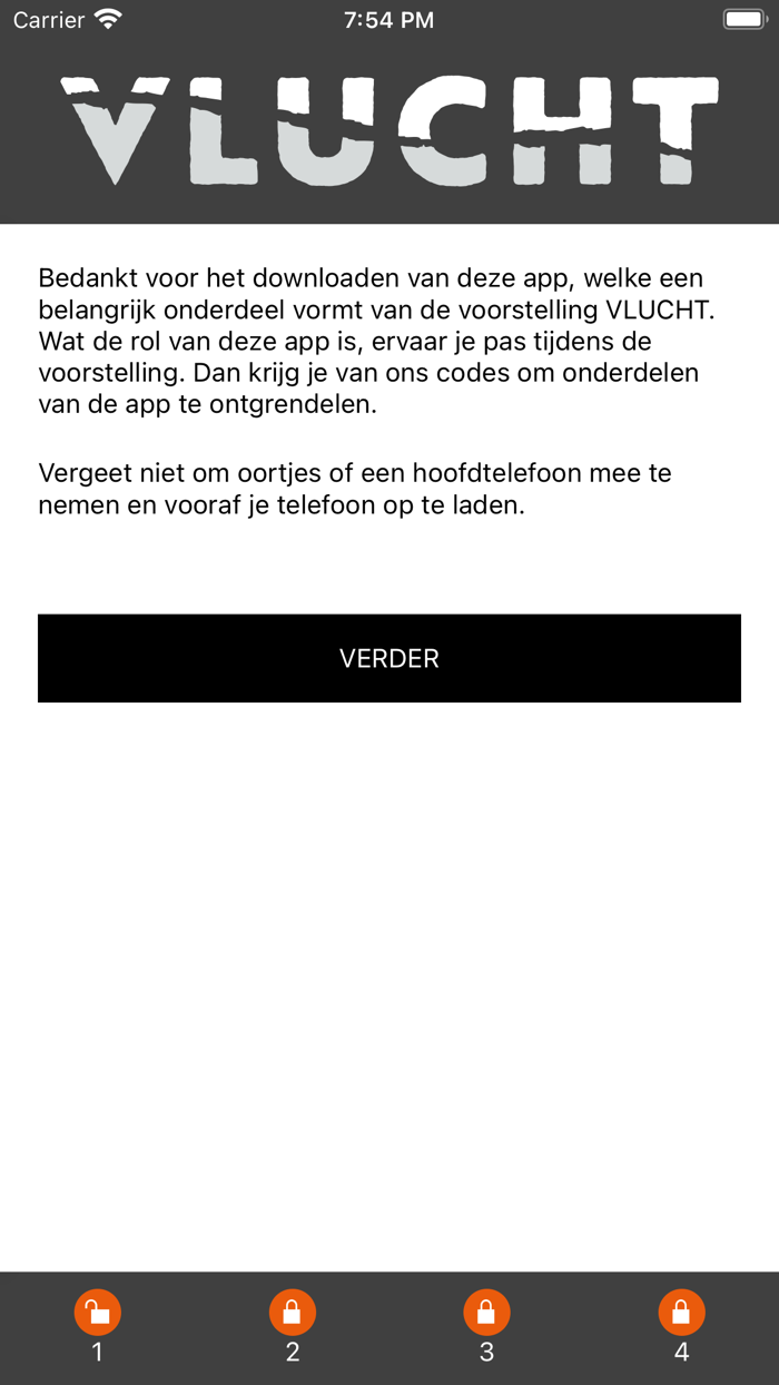 VLUCHT de voorstelling