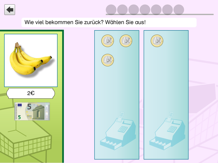 Einkaufen mit dem Euro