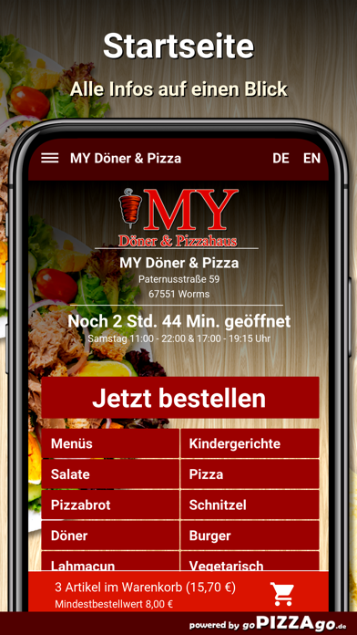 MY Döner & Pizza Worms screenshot 2