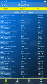 john wayne airport sna + radar iphone screenshot 2