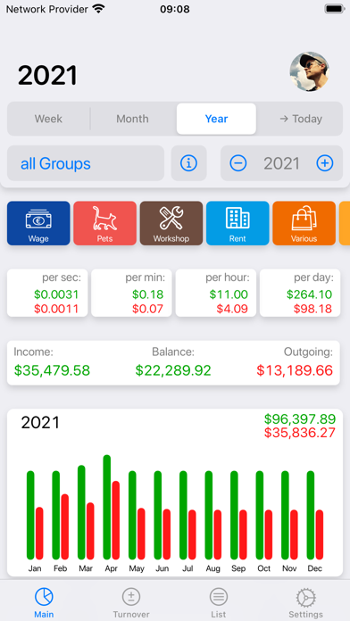 Live Budget - Money Manager Screenshot