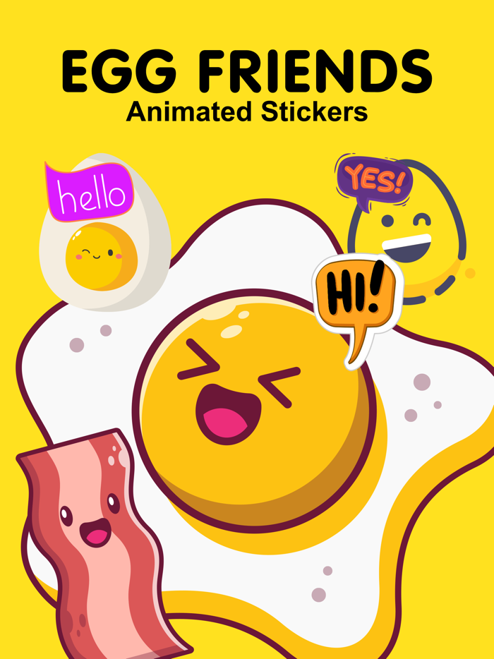 Animated Egg Friends