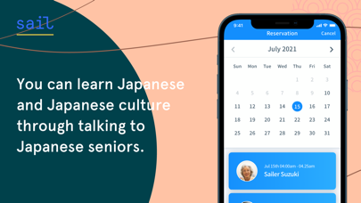 How to cancel & delete Sail - Japanese conversations from iphone & ipad 2
