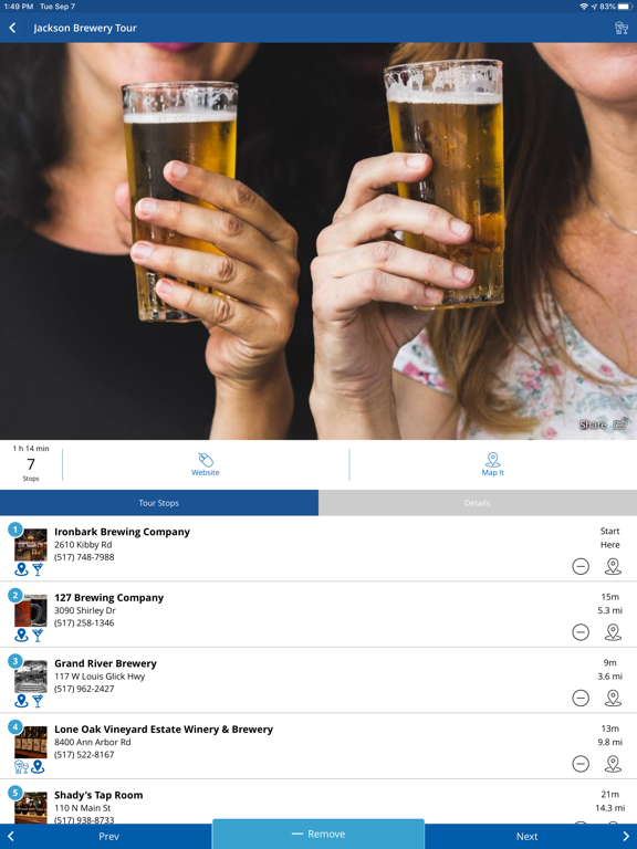 Experience Jackson Michigan iPad screenshot 8 - Travel app