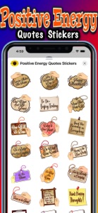 Positive Energy Quotes Sticker screenshot #3 for iPhone