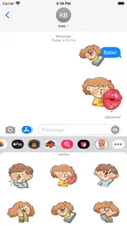 How to cancel & delete crazy cute couple stickers 1