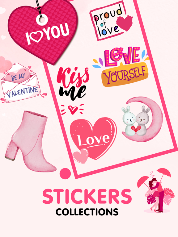Screenshot #5 pour Valentine's Day Stickers!