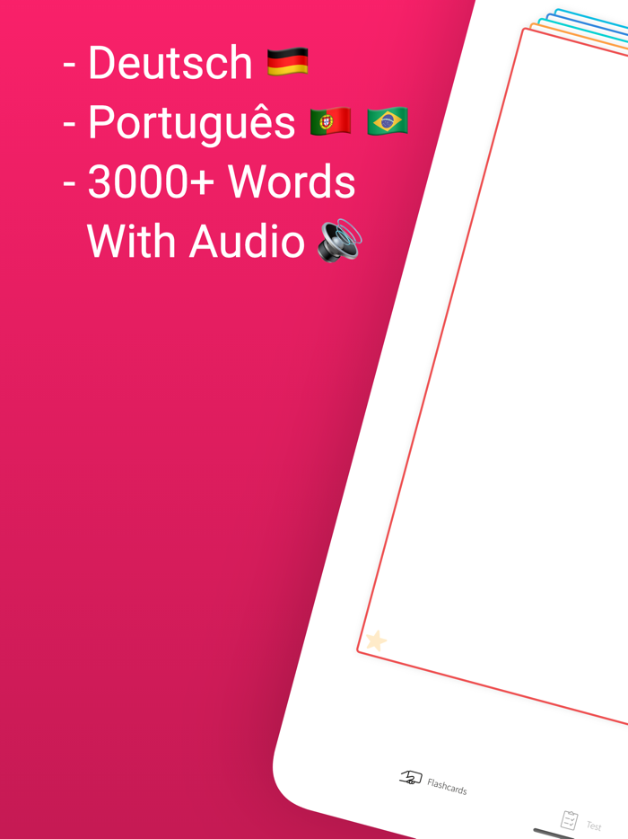 Learn Portuguese German Words