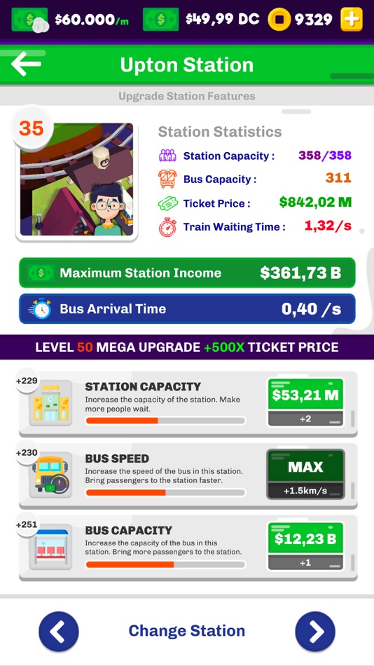 #7. Idle Train Station Manager (iOS) 由: Mert Can Diker
