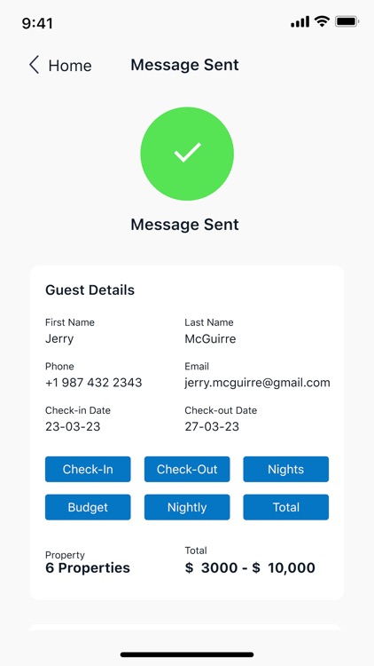Booking Ninjas Leads Register