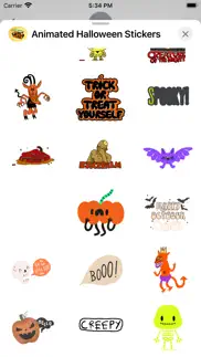 animated halloween stickers iphone screenshot 4