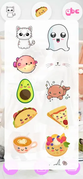 Game screenshot Kawaii Photo Stickers apk