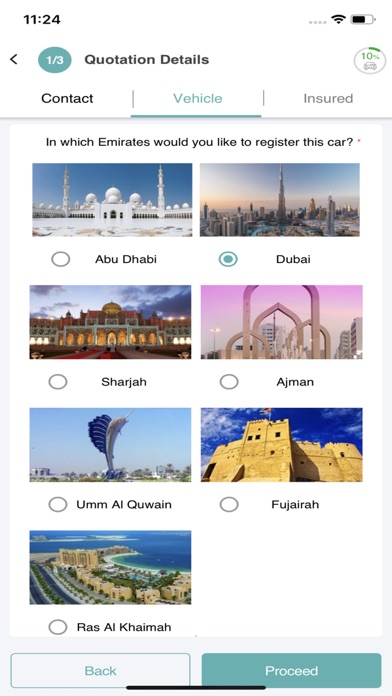 Dubai Insurance Screenshot