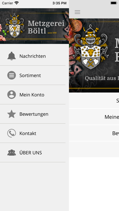 Metzgerei Böltl Screenshot