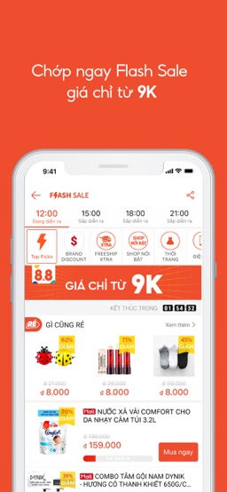 Shopee 8.8 Siêu Sale Freeship app screenshot