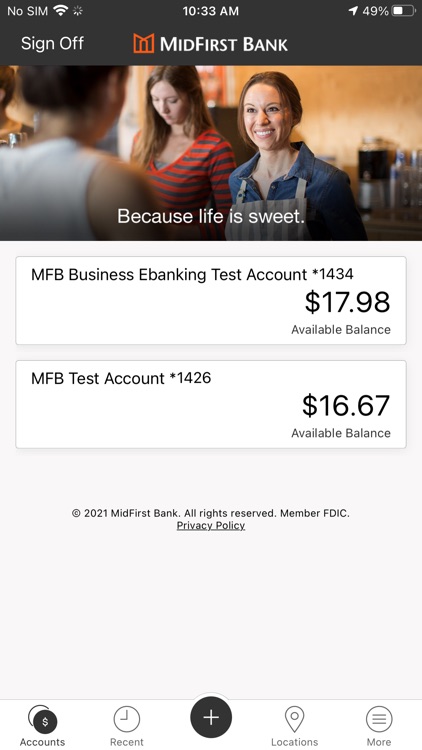 MidFirst Bank Business Mobile