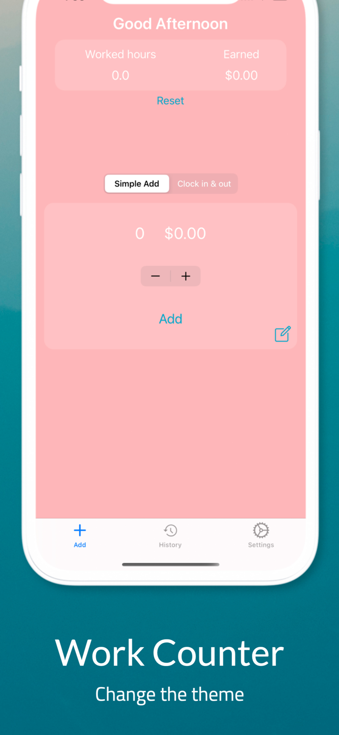 Work Counter Hours Tracker