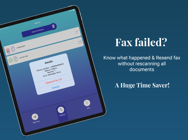 ‎FaxSwift: Send Fax from iPhone Screenshot