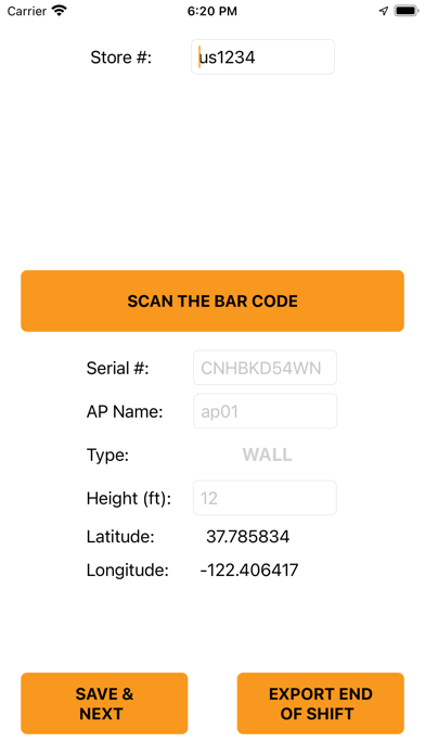 AP Locator Screenshot