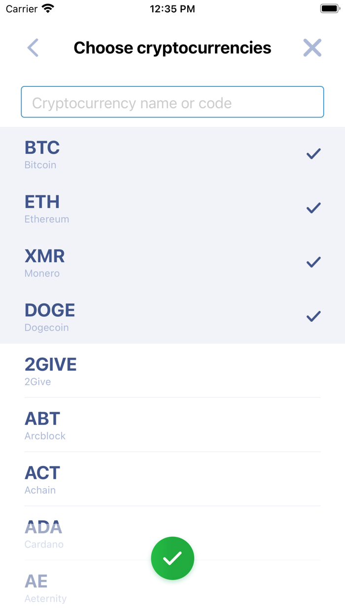 Cryptocurrency exchange