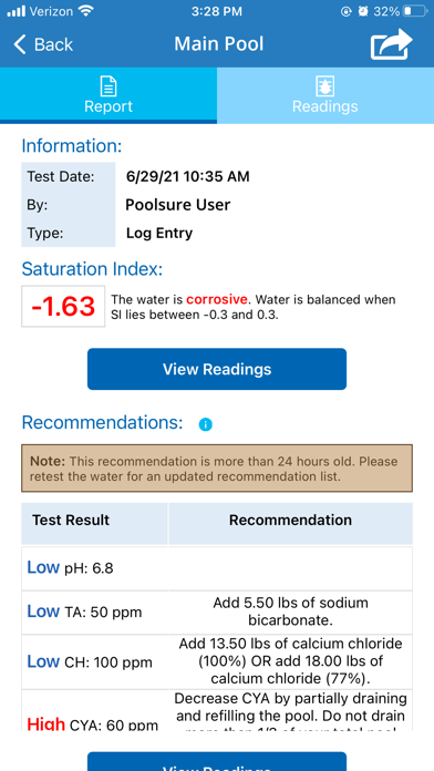 Poolsure Mobile Screenshot