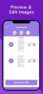 Picture to PDF Converter tools screenshot #2 for iPhone