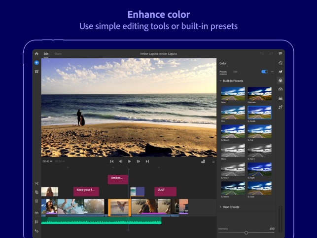 ‎Adobe Premiere Rush：Edit Video Screenshot