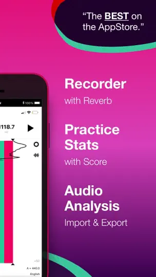 Captura de pantalla de Tunable – Tuner & Metronome en iPhone 3
