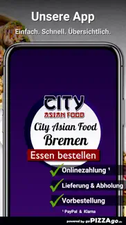 city asian food bremen iphone screenshot 1