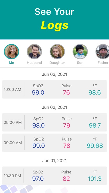 Blood Oxygen & Temperature App