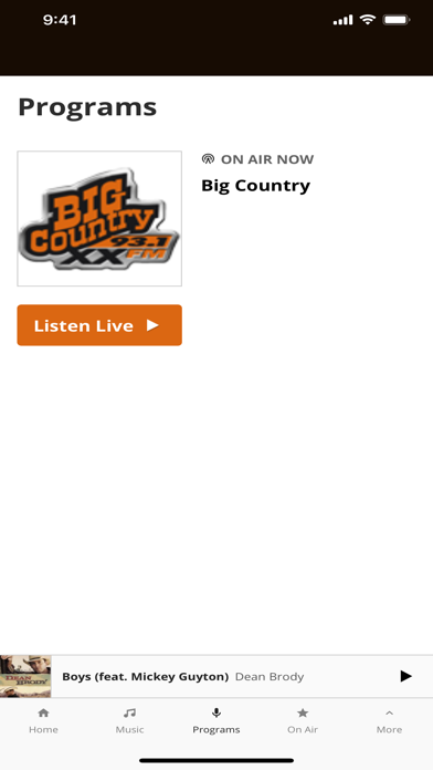 Big Country 93.1 Screenshot