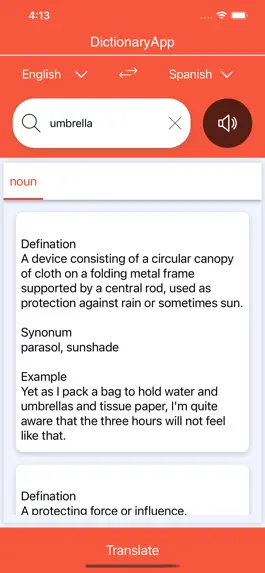 Game screenshot Dictionary and Translation App hack