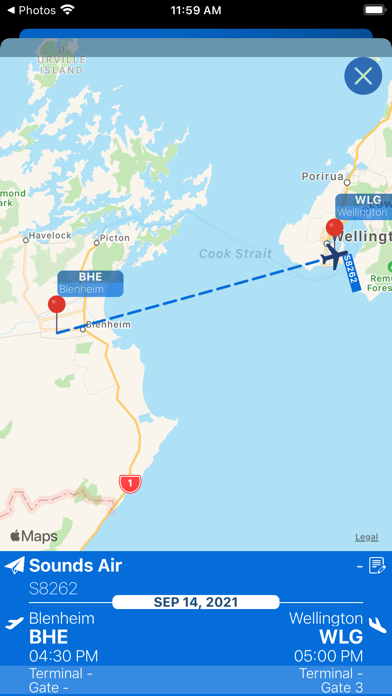 Screenshot #3 pour Wellington Airport Info +Radar