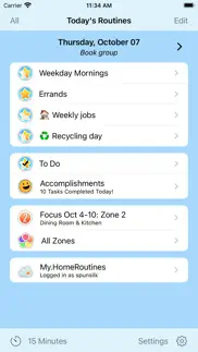 home routines vintage iphone screenshot 1