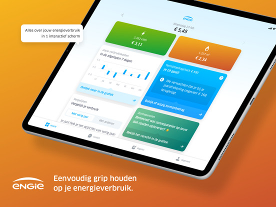 ENGIE Energie NL iPad app afbeelding 1