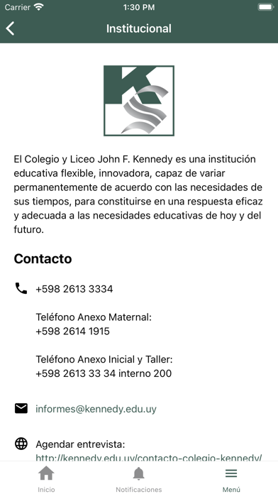 Colegio y Liceo Kennedy Screenshot