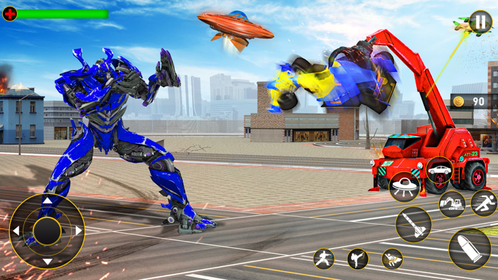 Büyük Ekskavatör Robot