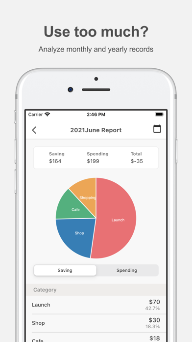 貯金メモ 毎日使えるシンプルなアプリ screenshot 3