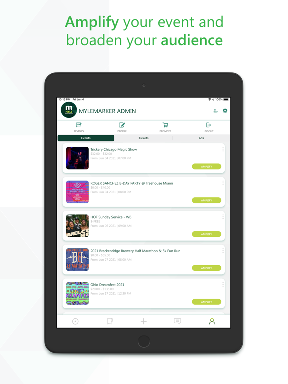 MYLE - Events Curated For You iPad screenshot 5 - Entertainment app