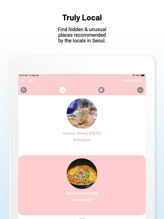 Peach Seoul - Local Travel iPad screenshot 3 - Travel app