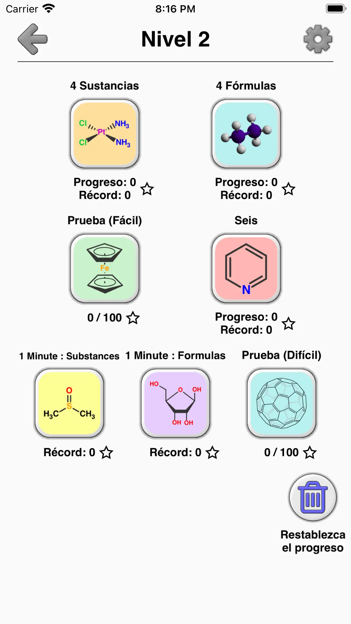 Las sustancias químicas - Quiz