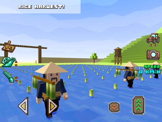 Pixel Farm Racing & Simulator iPad screenshot 6 - Games app