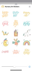 Nursery Art Stickers screenshot #4 for iPhone