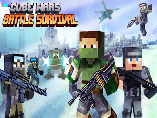 Cube Wars Battle Survivalのおすすめ画像1
