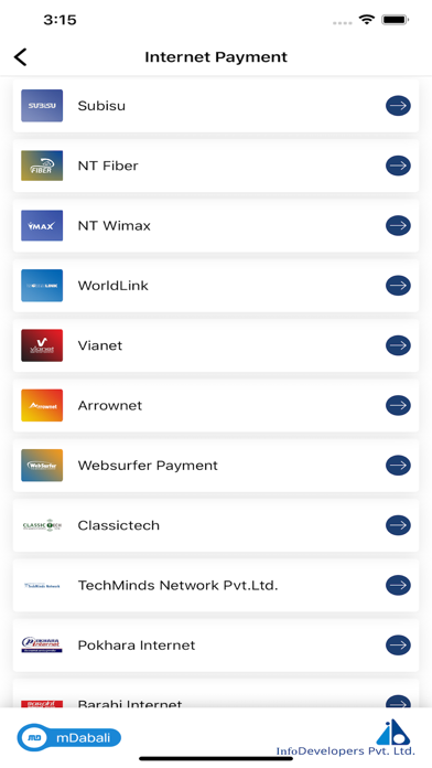 SNS Banking Screenshot