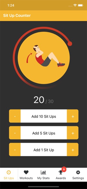 Sit Ups Crunch Counter on the App Store